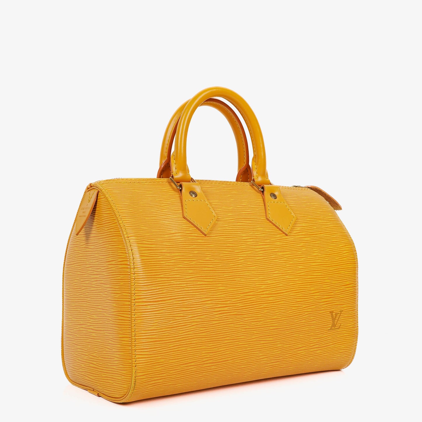 Louis Vuitton  25 Yellow EPI Leather Handbag