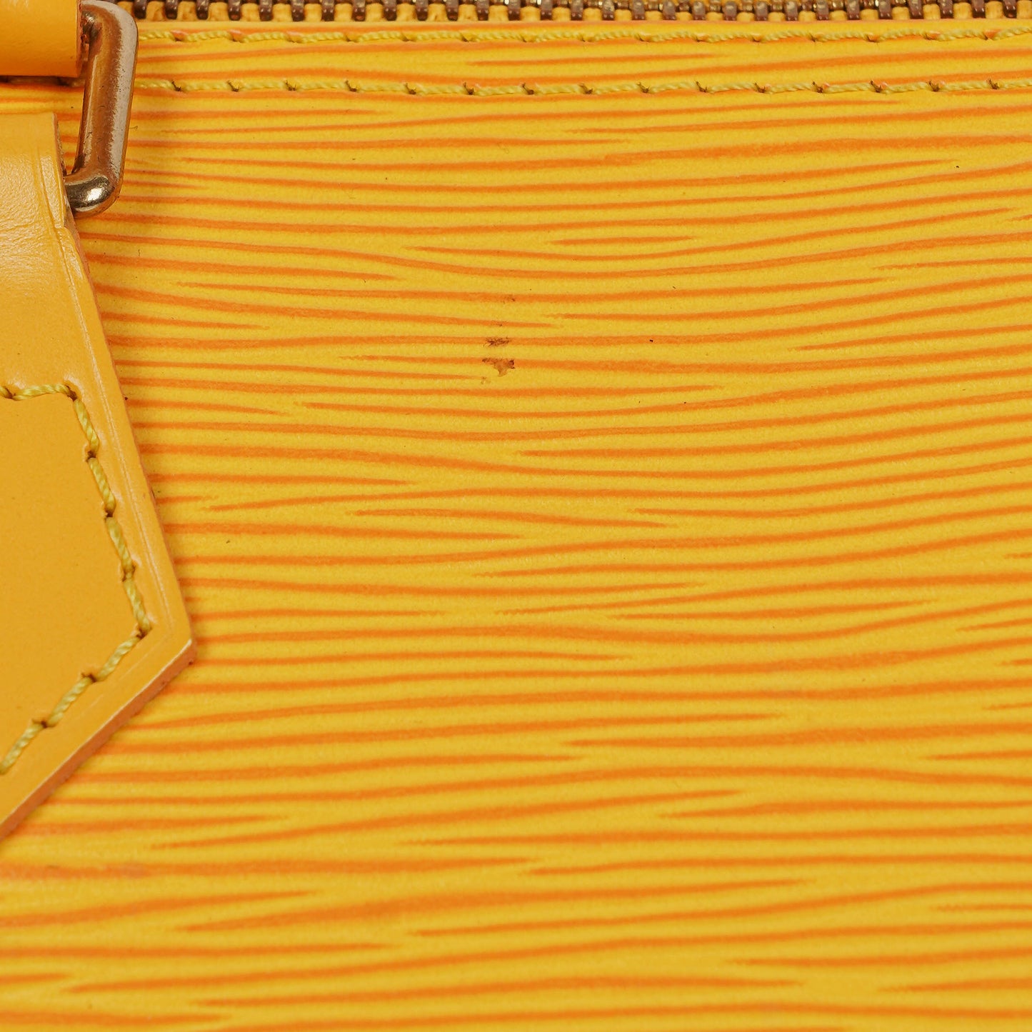 Louis Vuitton  25 Yellow EPI Leather Handbag