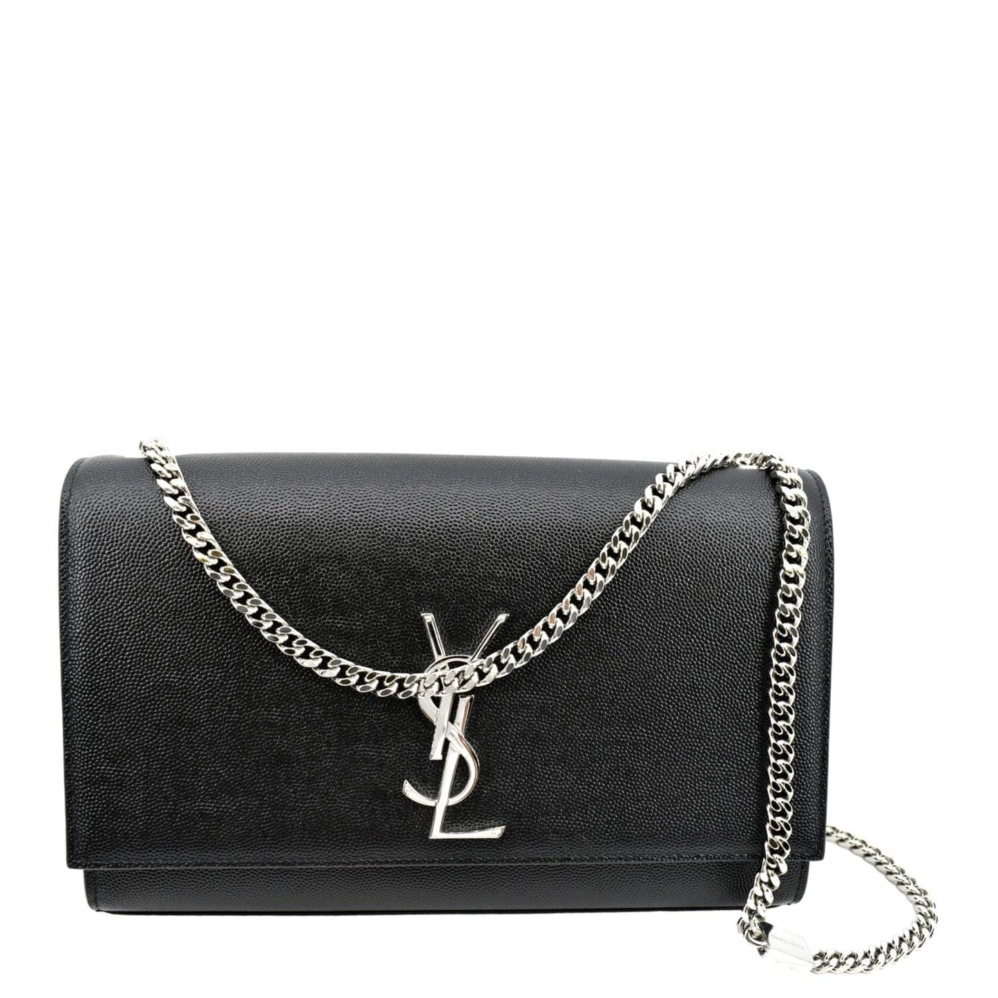 Saint Laurent Kate Leather Black Crossbody Style 16