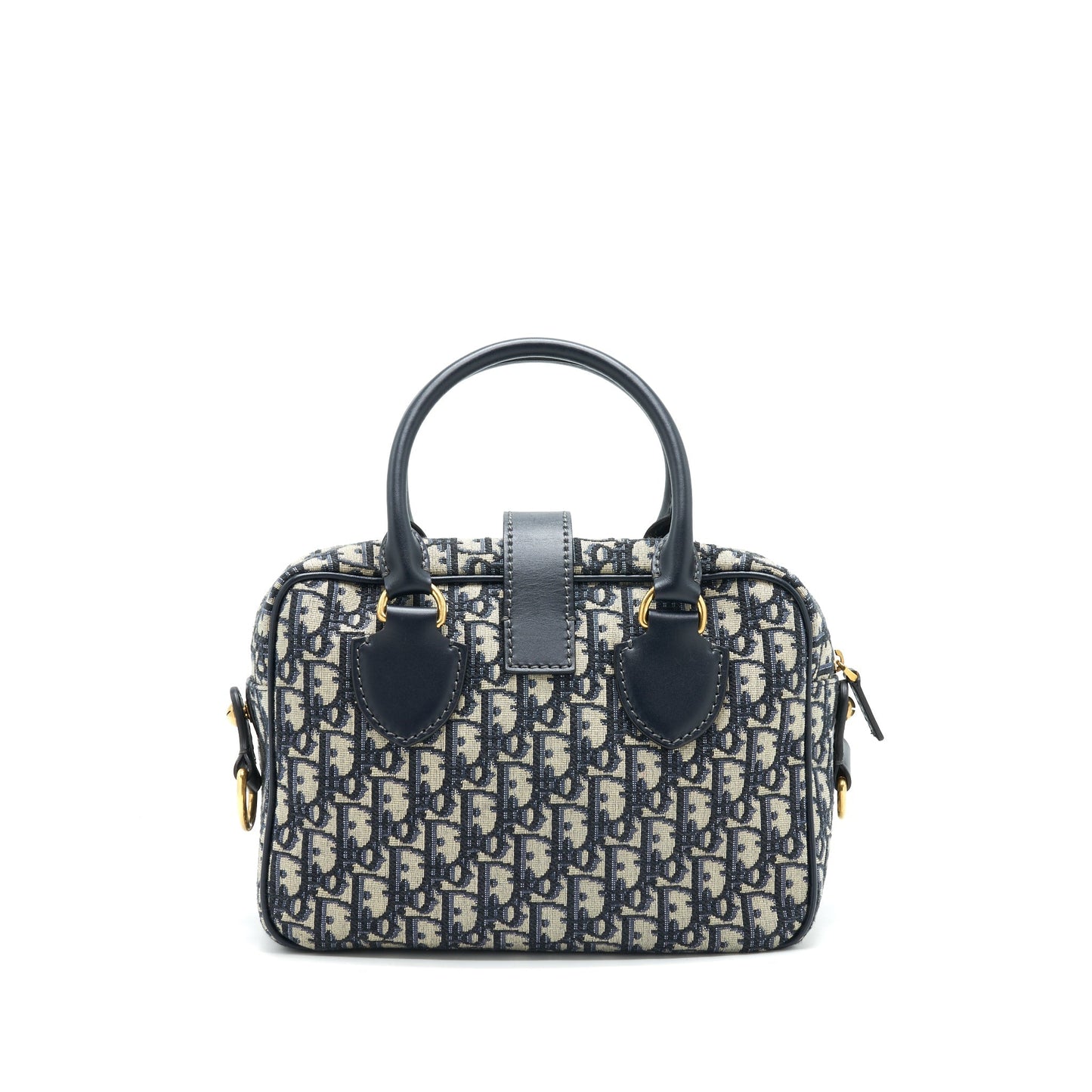 Dior Oblique Collection Blue Monogram Canvas Tote Purse
