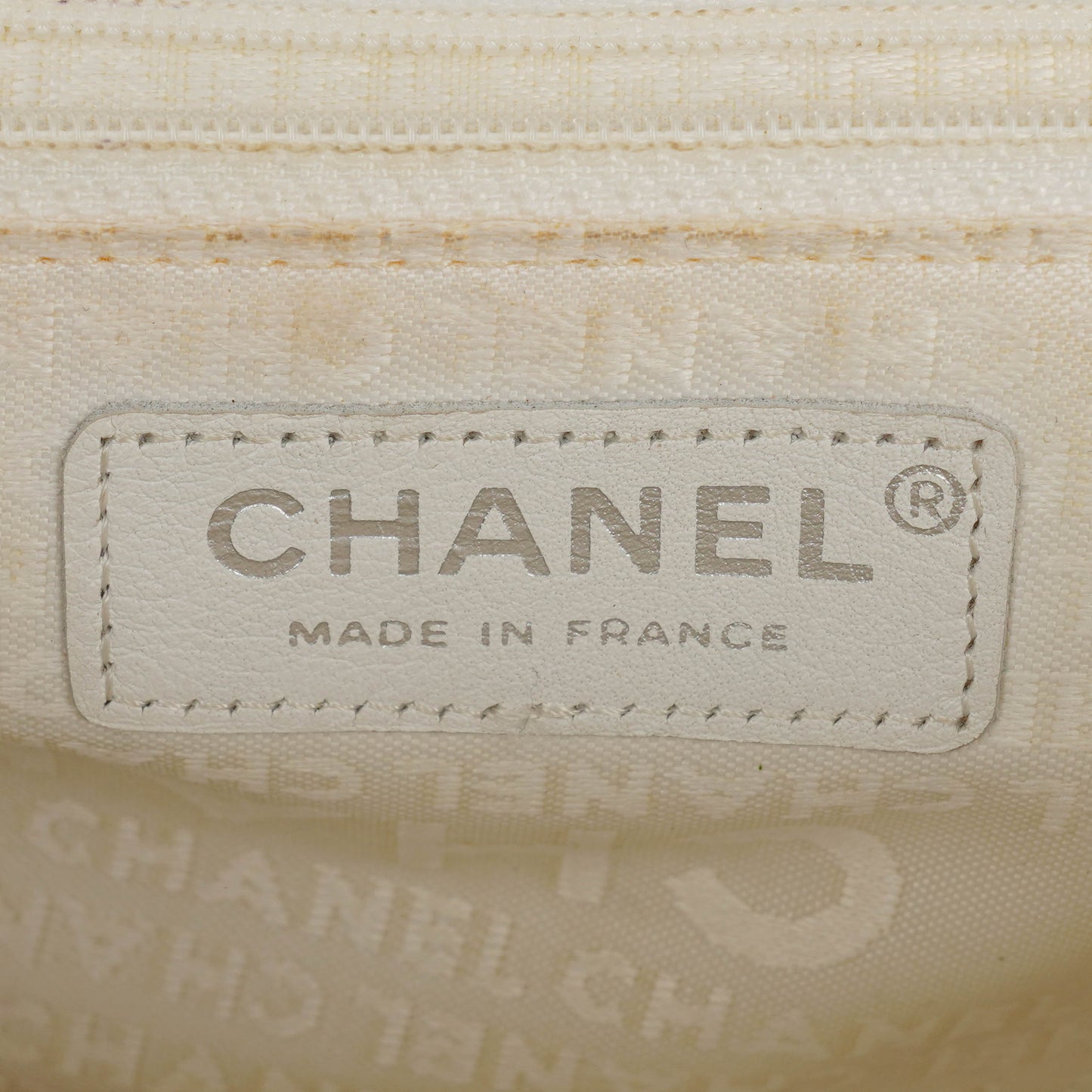 Chanel Neutral Lady Graphic Quilted Leather Flap Bag