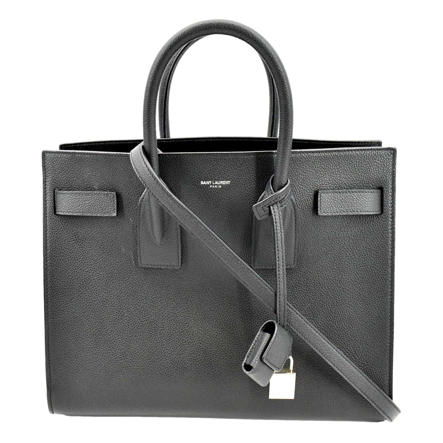 Saint Laurent Sac De Jour Leather Black Shoulder Bag Style 2