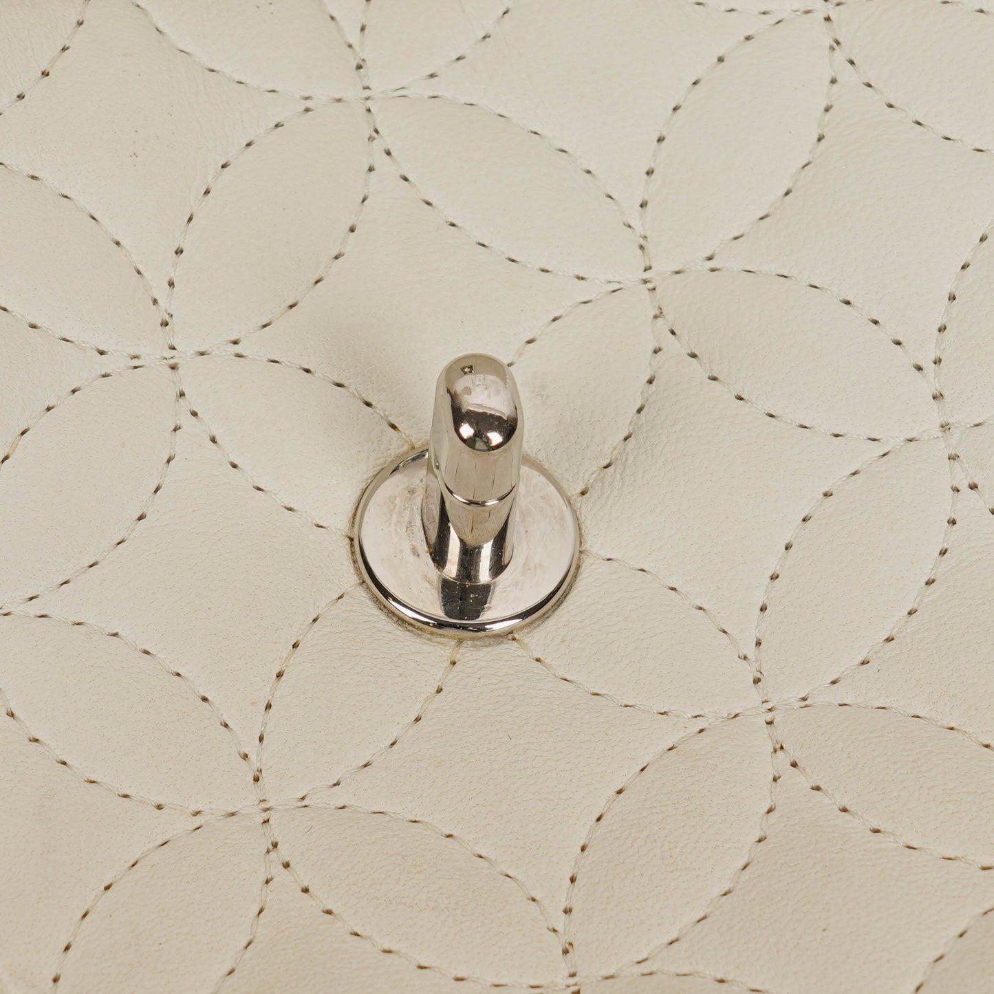 Chanel Neutral Lady Graphic Quilted Leather Flap Bag