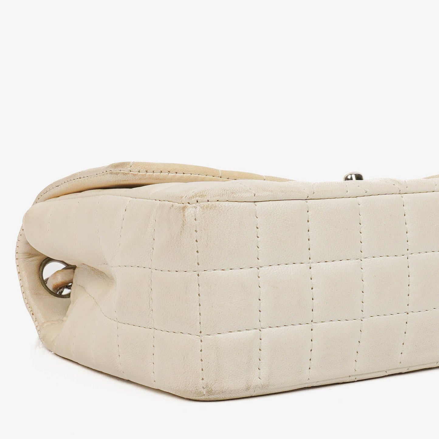 Chanel Neutral Lady Graphic Quilted Leather Flap Bag