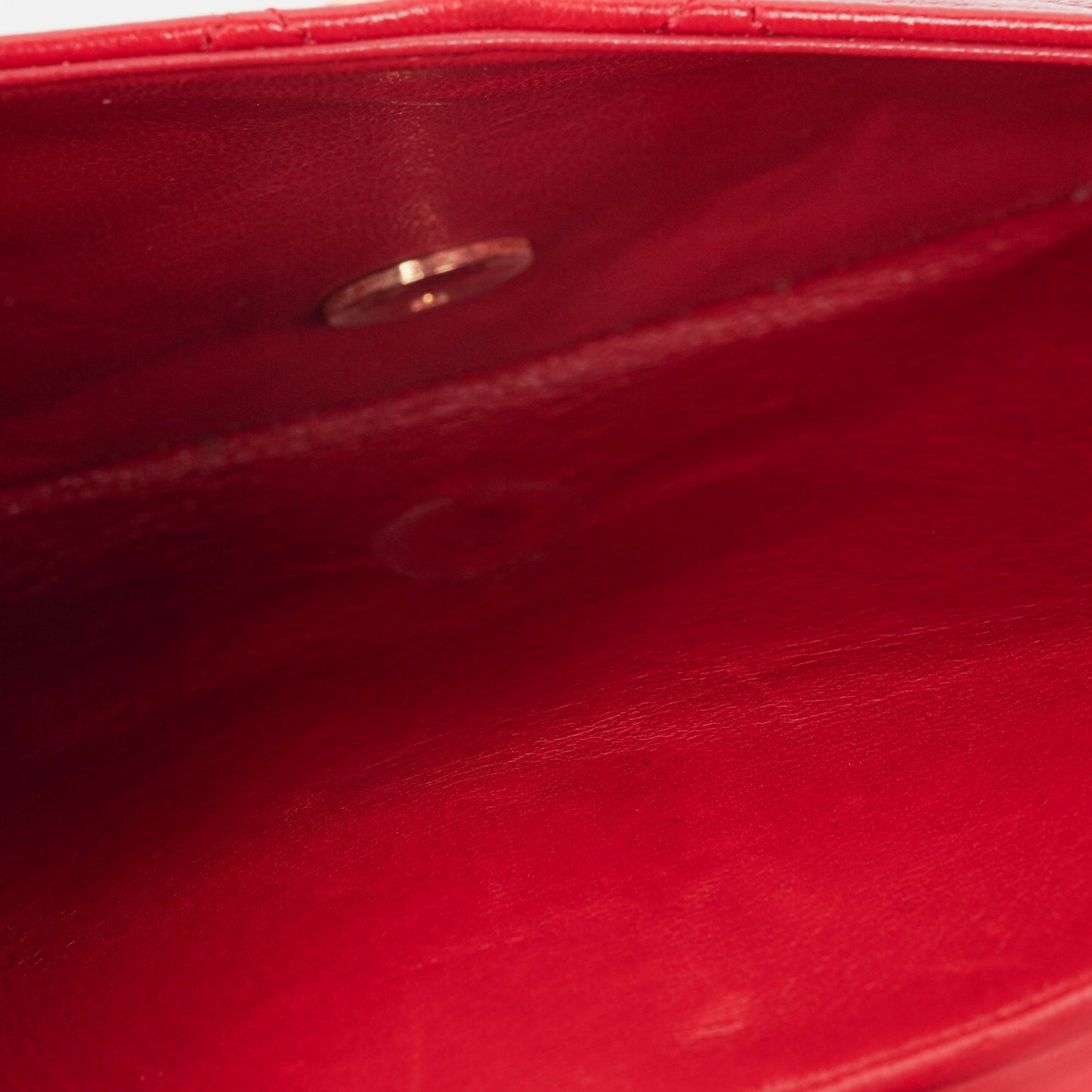 Chanel  Classic Double Flap Bag in Quilted Red Lambskin with 24K Gold-Plated Hardware