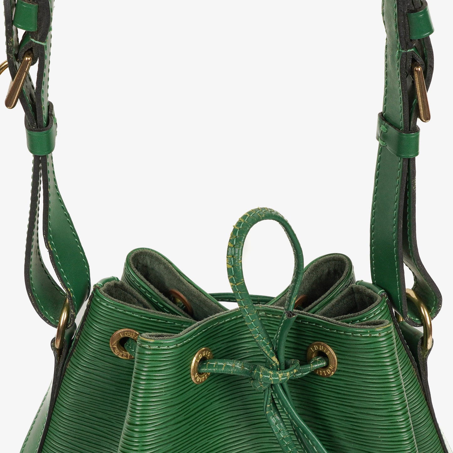 Louis Vuitton Noe Grande GM Green EPI Leather Shoulder Bag