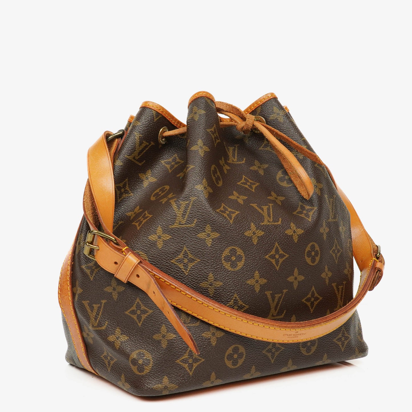 Louis Vuitton Petit Noe Monogram Canvas Shoulder Bag