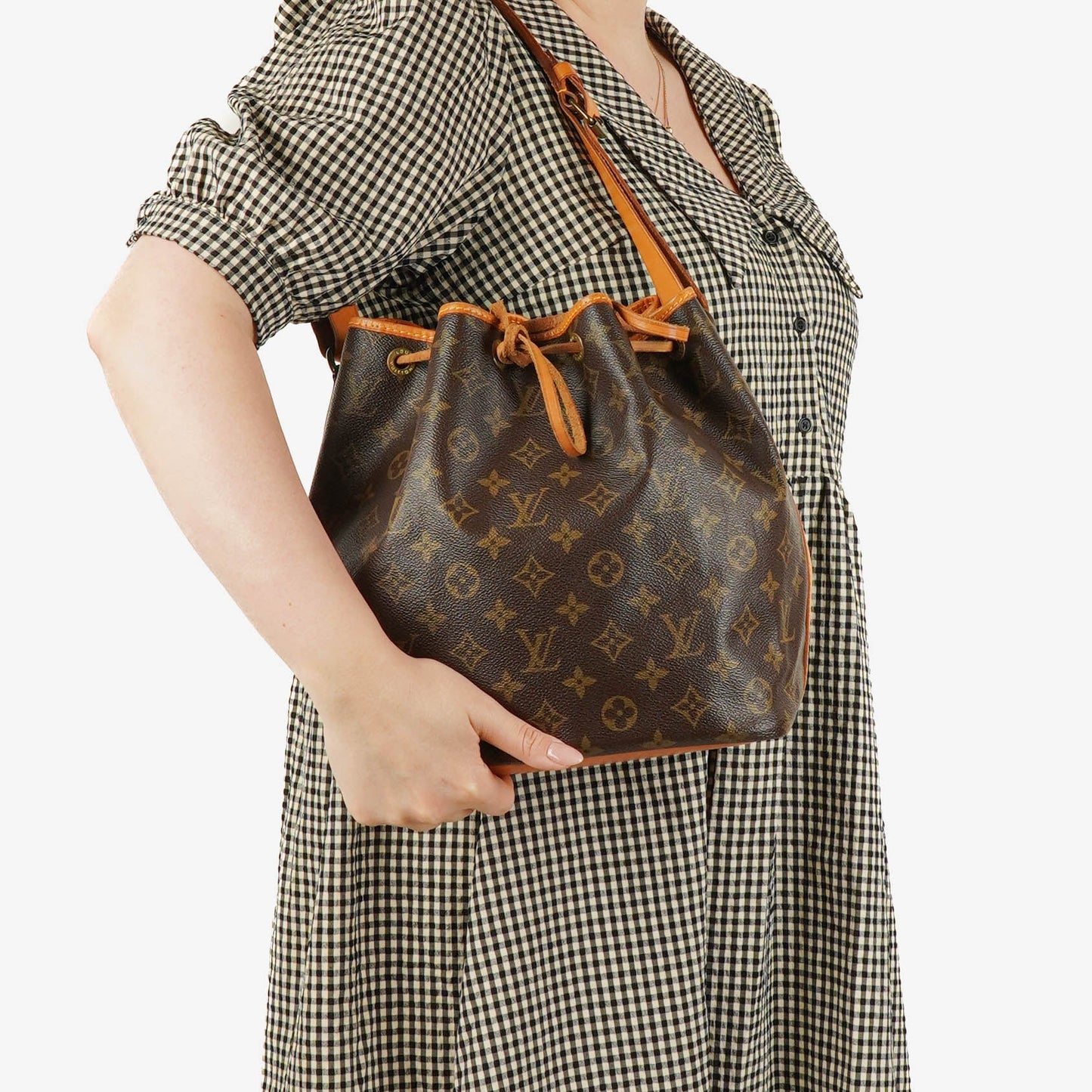 Louis Vuitton Petit Noe Monogram Canvas Shoulder Bag