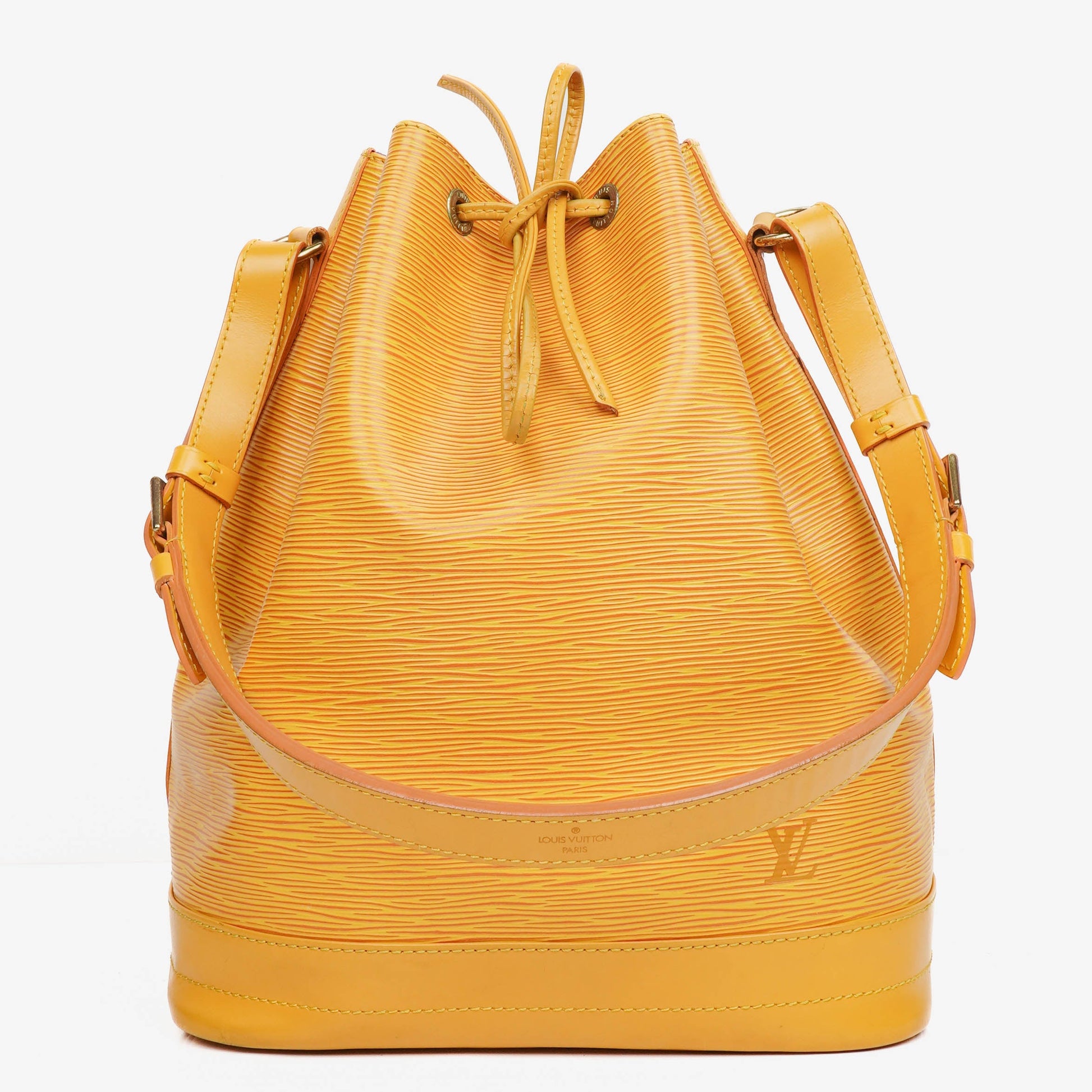 Louis Vuitton Noe GM Yellow EPI Leather Shoulder Bag