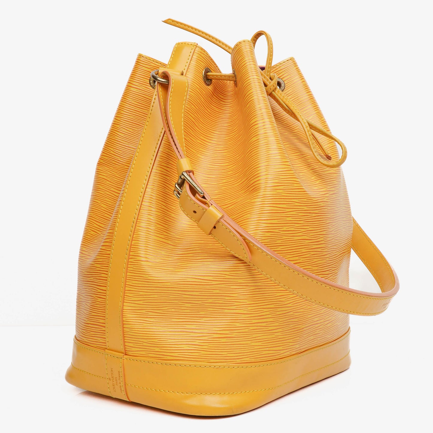 Louis Vuitton Noe GM Yellow EPI Leather Shoulder Bag