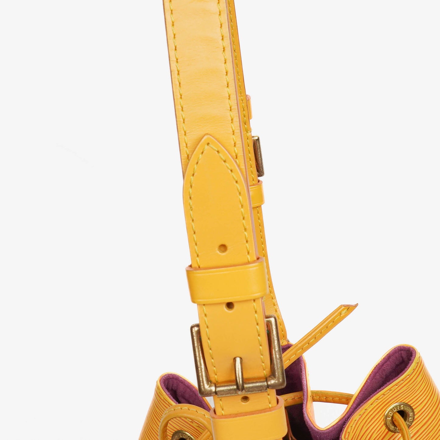 Louis Vuitton Noe GM Yellow EPI Leather Shoulder Bag