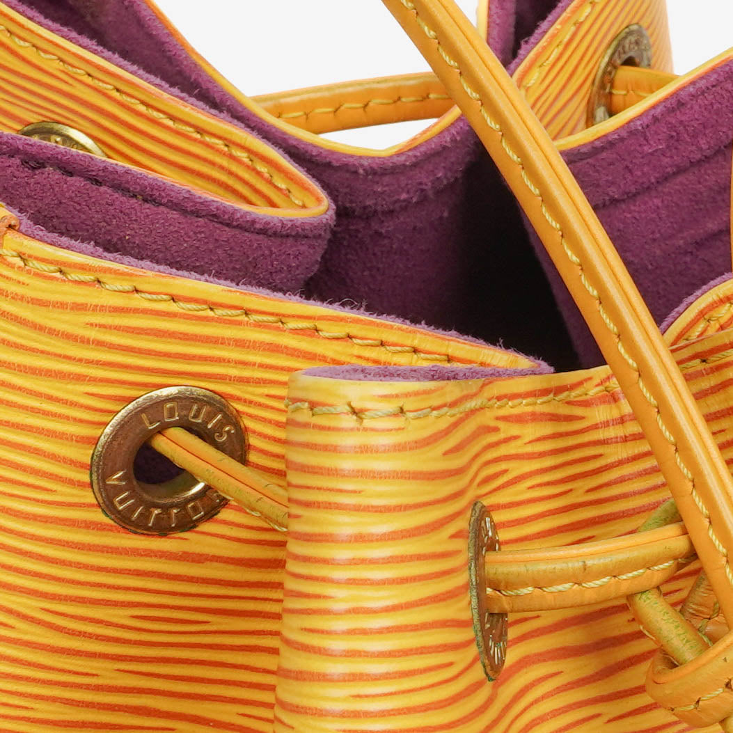 Louis Vuitton Noe GM Yellow EPI Leather Shoulder Bag