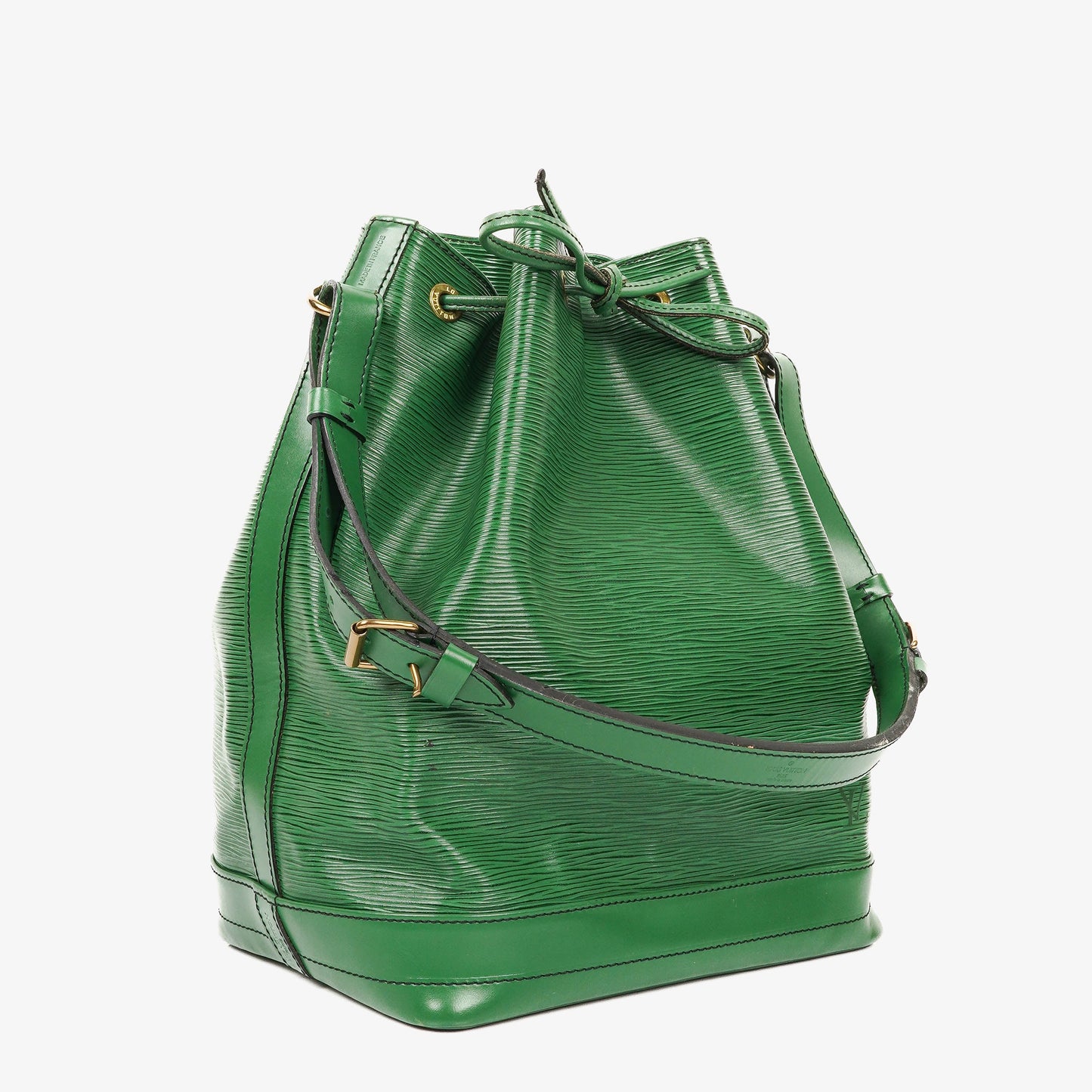 Louis Vuitton Noe Grande GM Green EPI Leather Shoulder Bag