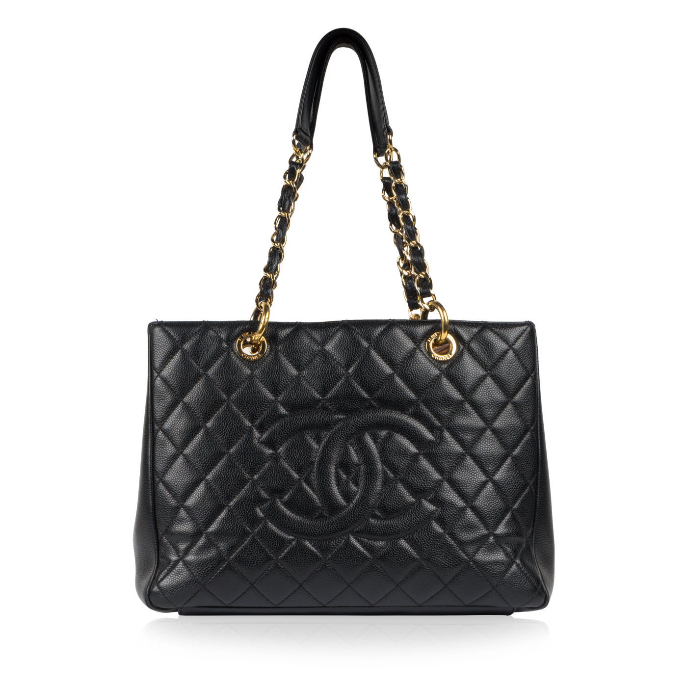Chanel Timeless Caviar Black Tote Bag Style 14