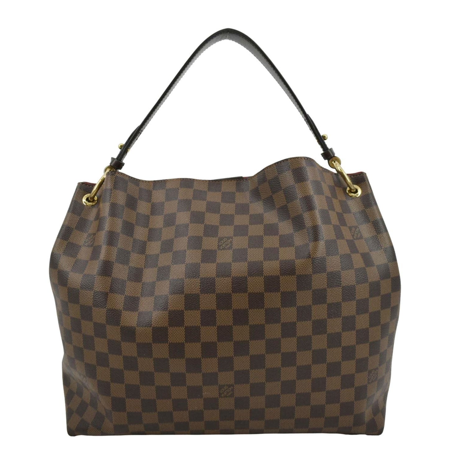 LOUIS VUITTON Graceful MM Monogram Canvas Shoulder Bag Brown