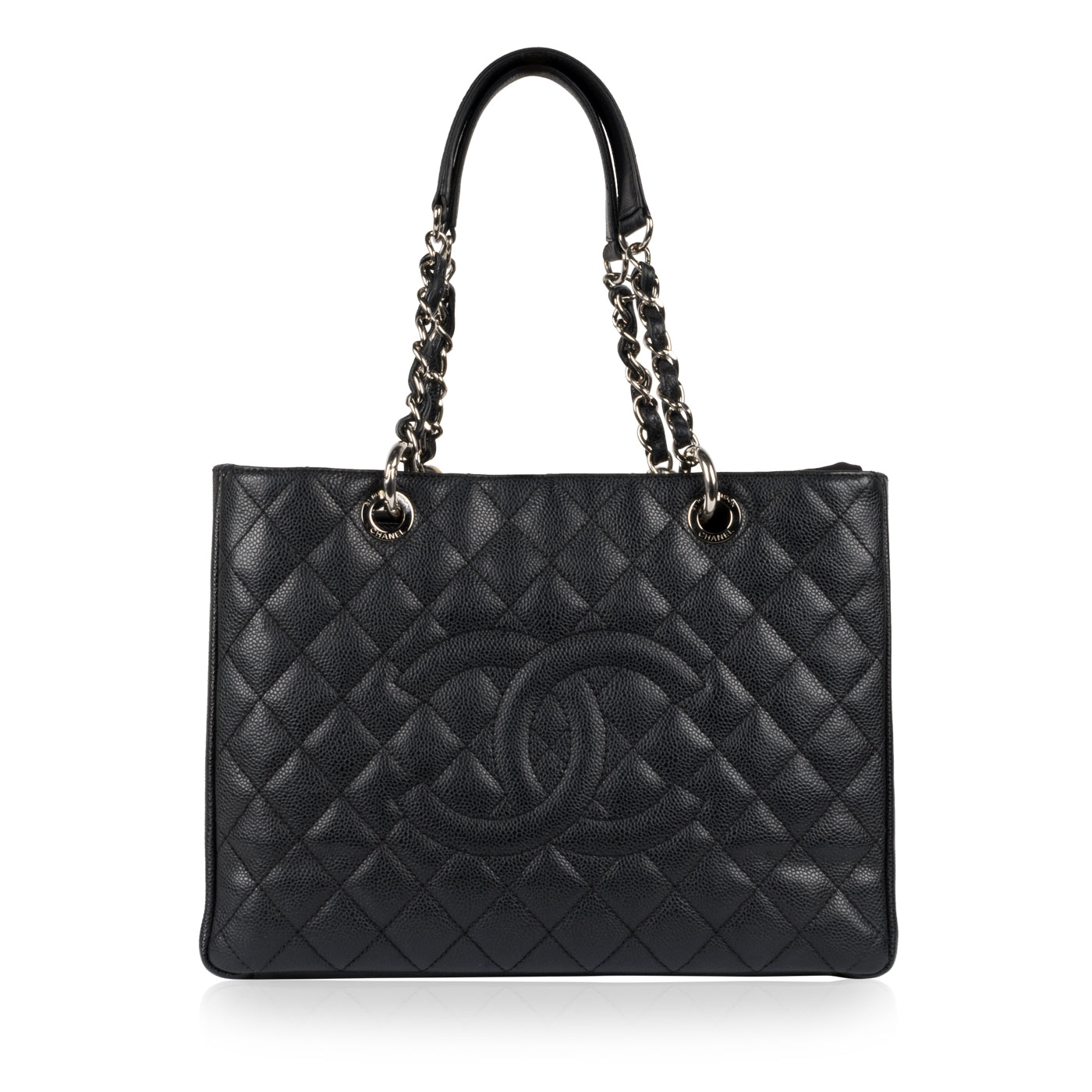 Chanel Timeless Caviar Black Tote Bag Style 13