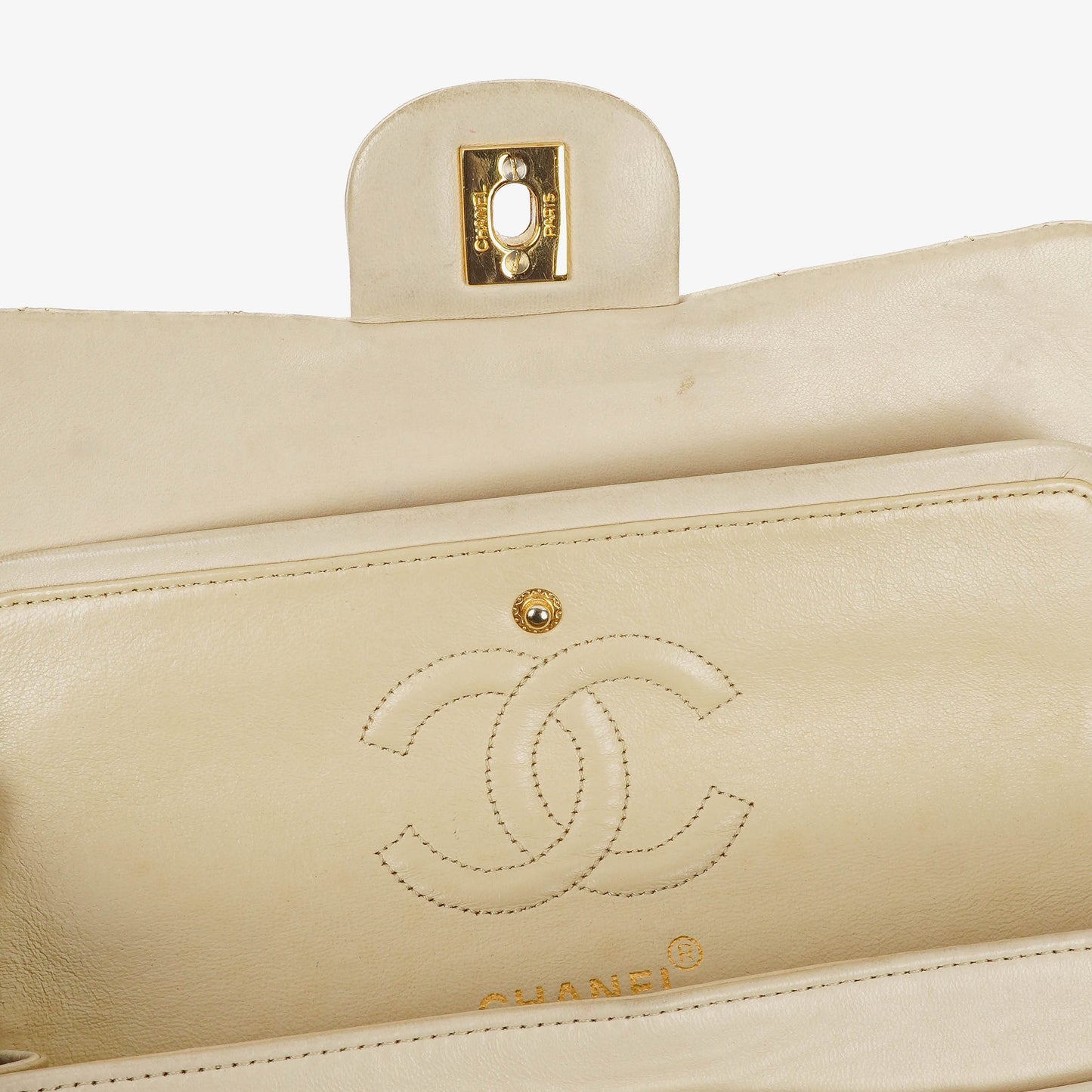 Chanel Small Classic  Double Flap Bag Quilted Lambskin 24K Gold-Plated Hardware