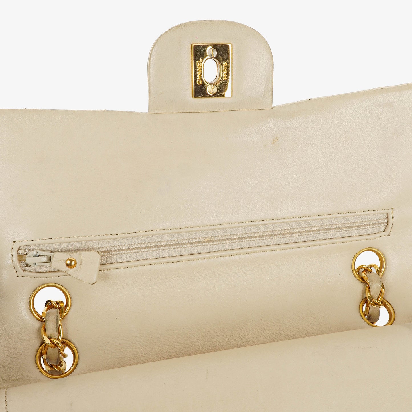 Chanel Small Classic  Double Flap Bag Quilted Lambskin 24K Gold-Plated Hardware