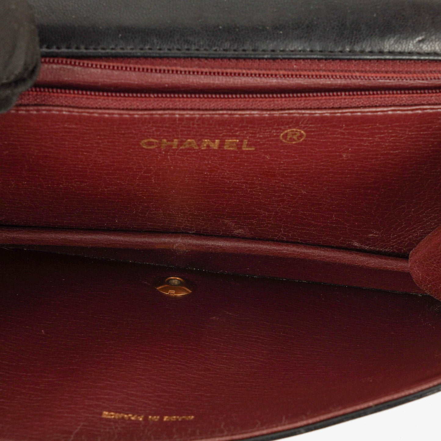 Chanel Classic Full Flap Bag Black Quilted Leather 24K Gold-Plated Hardware