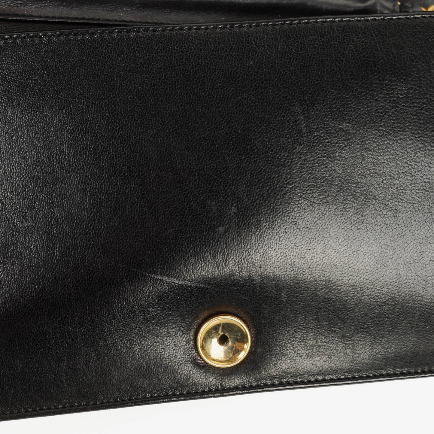Chanel Classic Full Flap Bag Black Quilted Leather 24K Gold-Plated Hardware