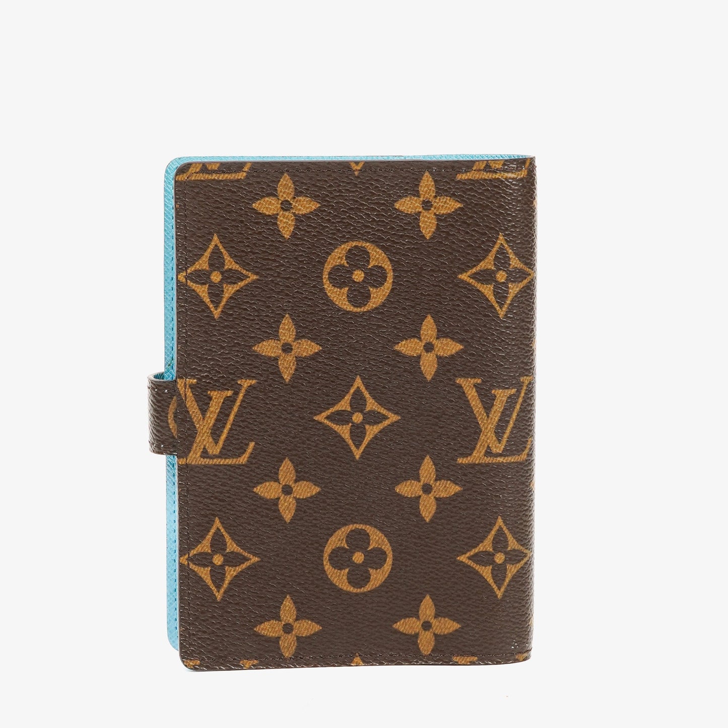 Louis Vuitton Limited Edition Blue/White Monogram Canvas Groom Ring Agenda