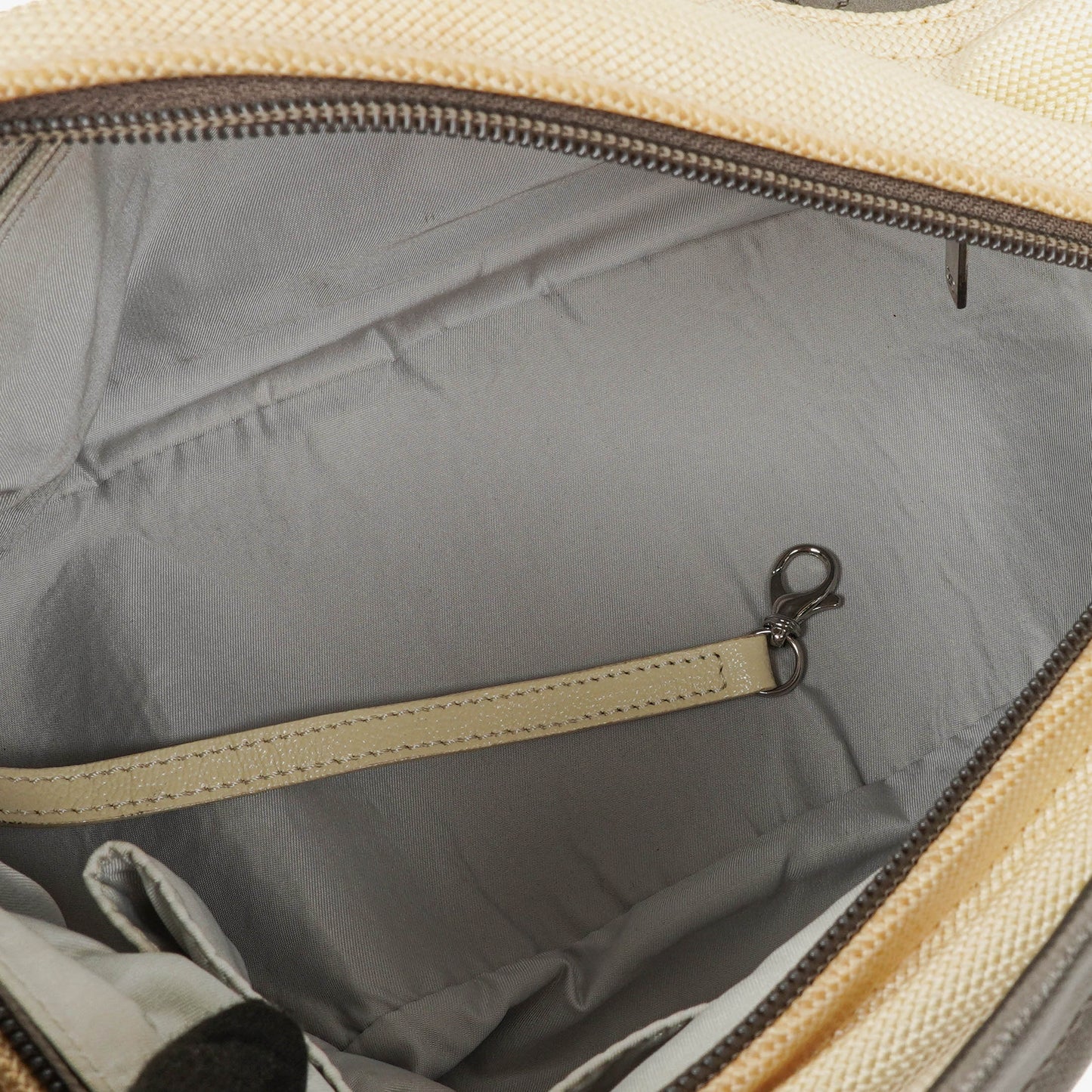 Chanel Paris-Biarritz Silver and Cream Hobo Bag