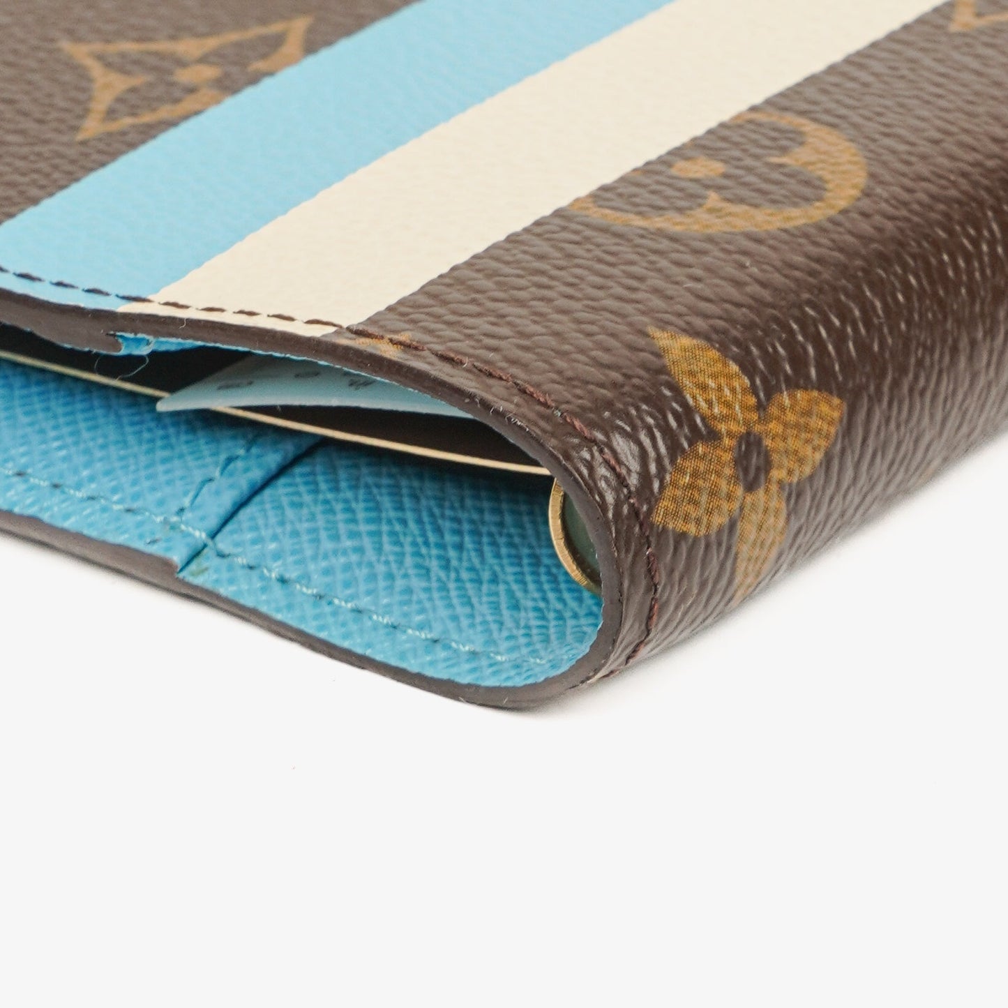 Louis Vuitton Limited Edition Blue/White Monogram Canvas Groom Ring Agenda