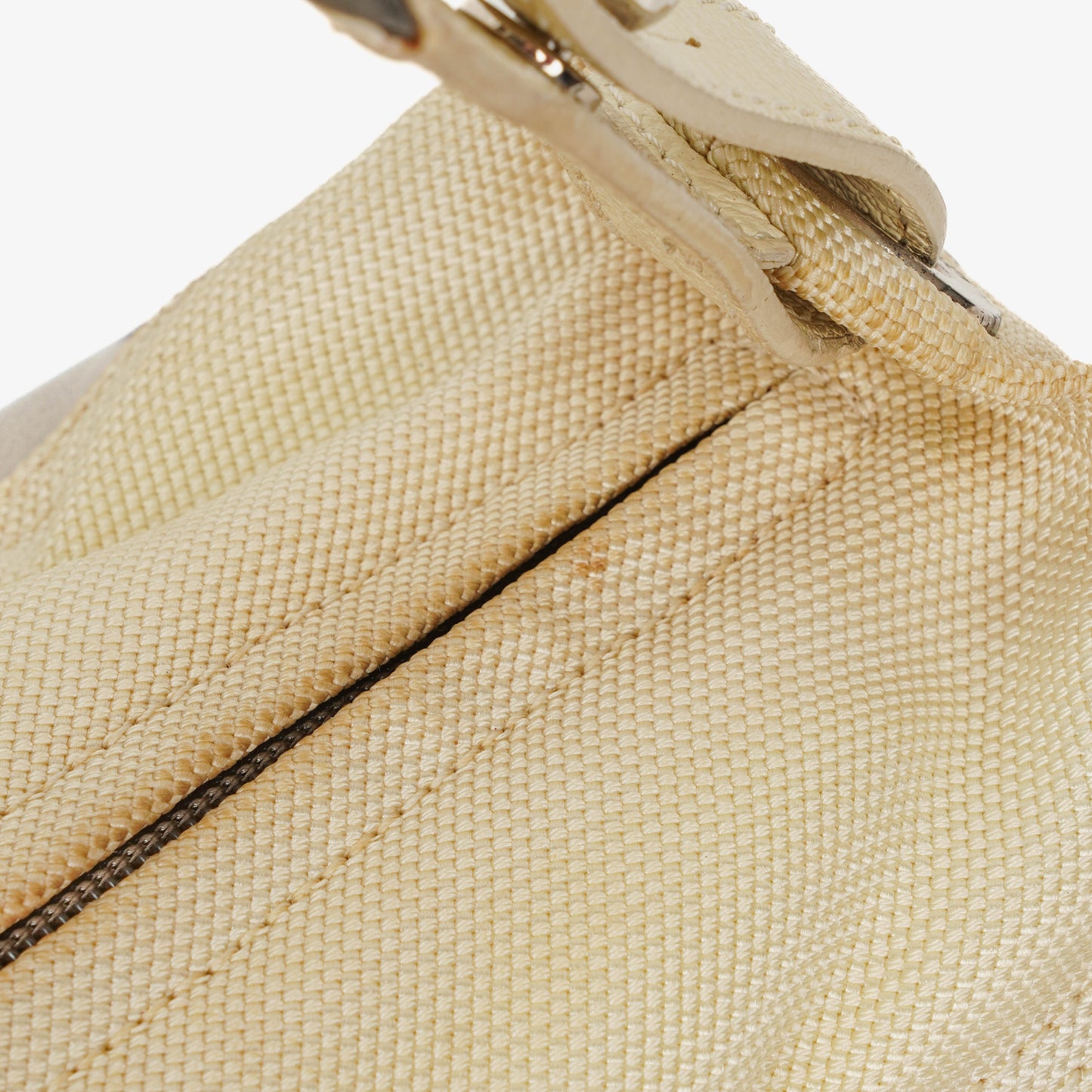 Chanel Paris-Biarritz Silver and Cream Hobo Bag