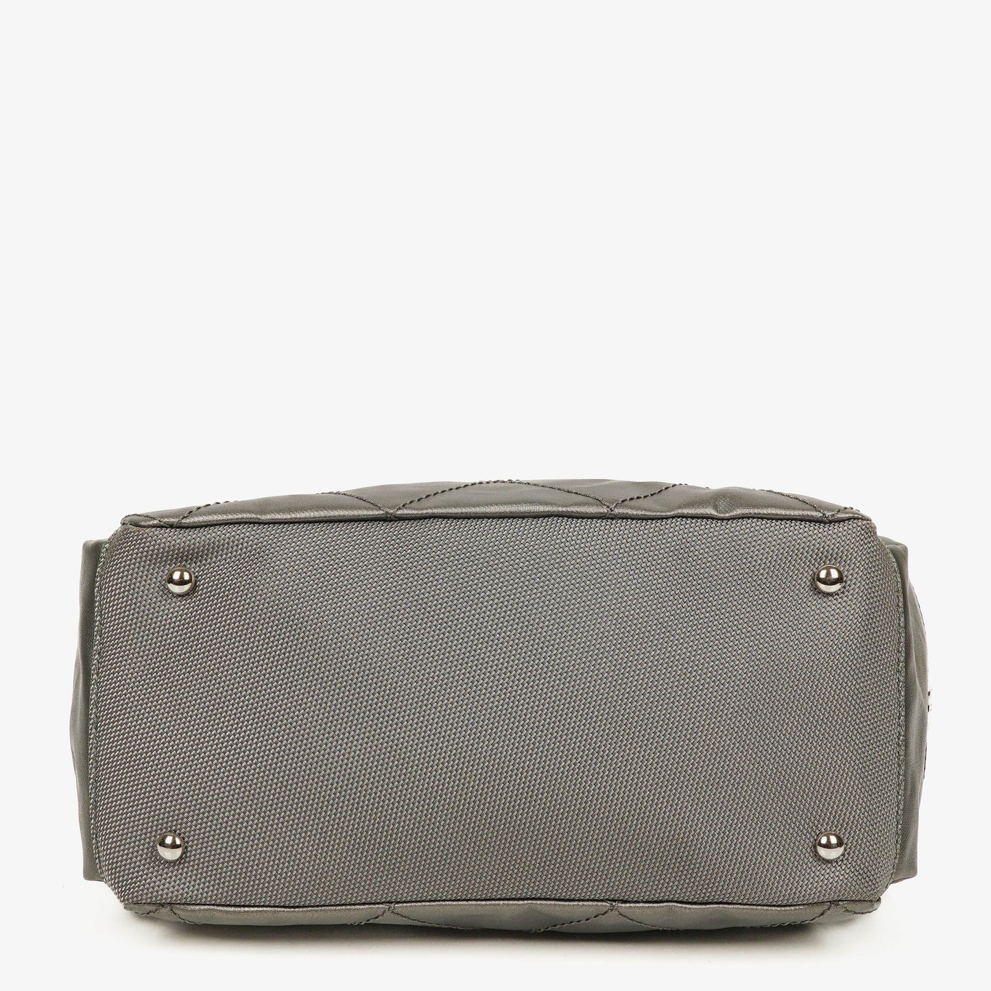 Chanel Paris-Biarritz Silver and Cream Hobo Bag