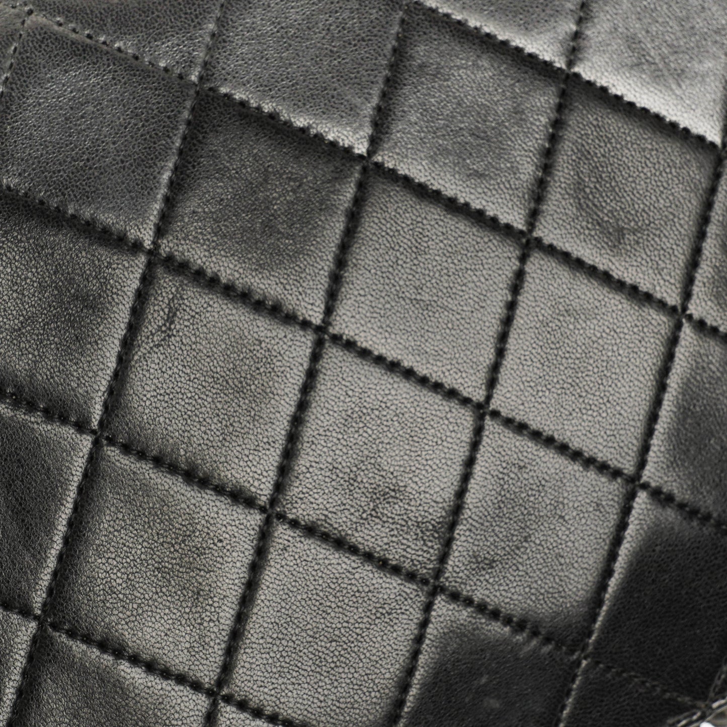Chanel Classic Full Flap Bag Black Quilted Leather 24K Gold-Plated Hardware
