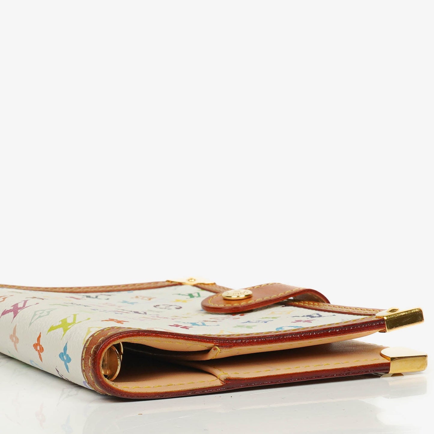 Louis Vuitton x Takashi Murakami White Monogram Multicolore Small Agenda/Notebook Cover