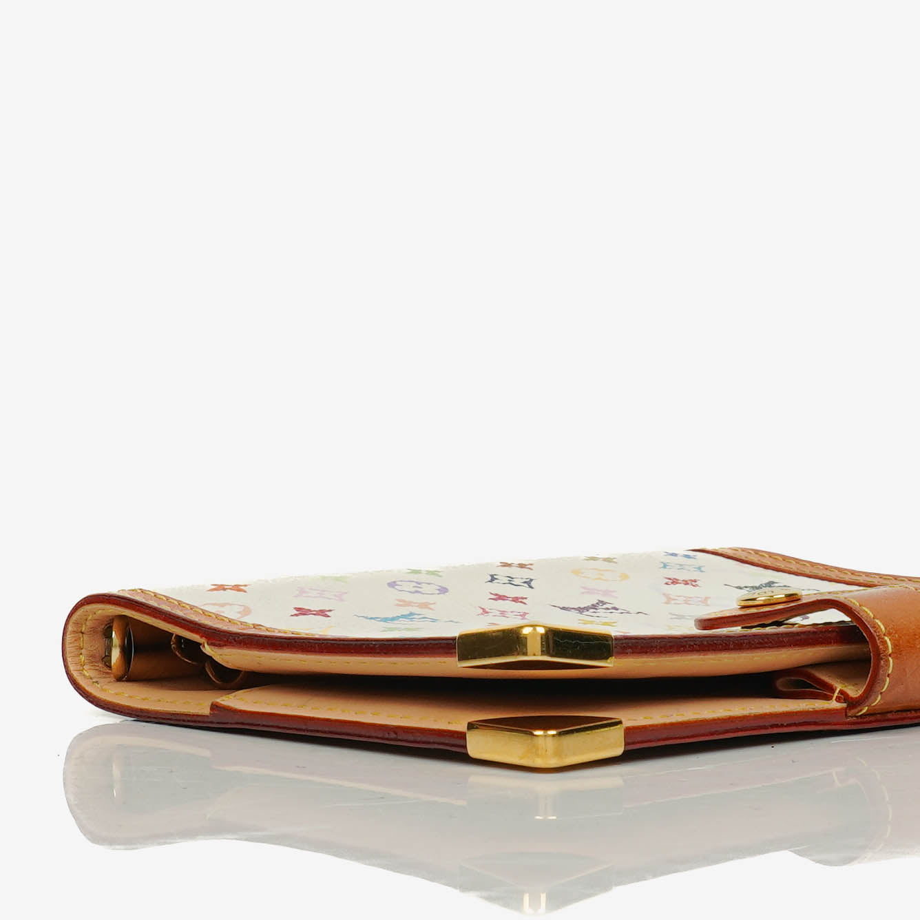 Louis Vuitton x Takashi Murakami White Monogram Multicolore Small Agenda/Notebook Cover
