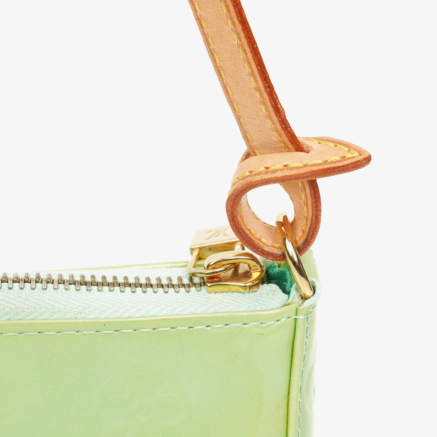 Louis Vuitton Mallory Square Monogram Peppermint Vernis Shouder Bag