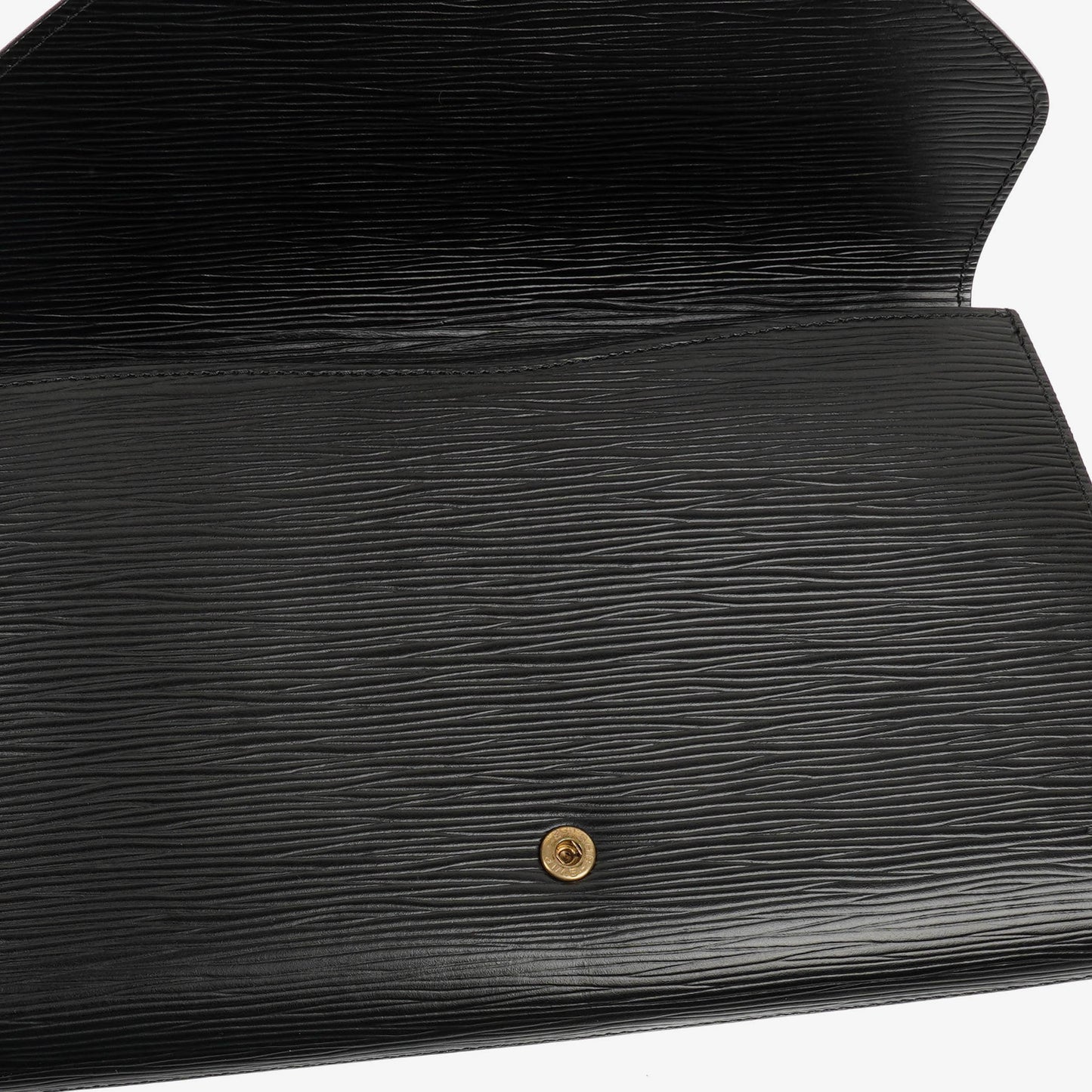 Louis Vuitton Arts-Deco Black EPI Leather Clutch Bag
