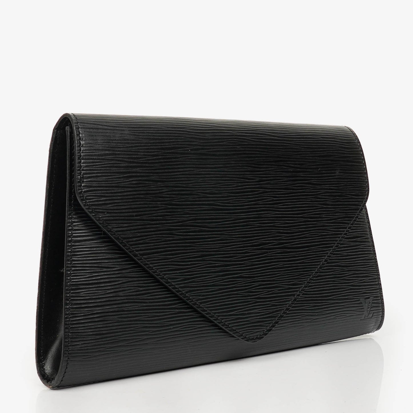 Louis Vuitton Arts-Deco Black EPI Leather Clutch Bag