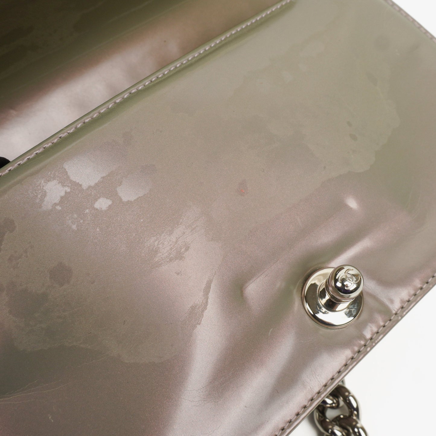 Chanel Light Purple Iridescent Glazed Calfskin Small Boy Flap Bag