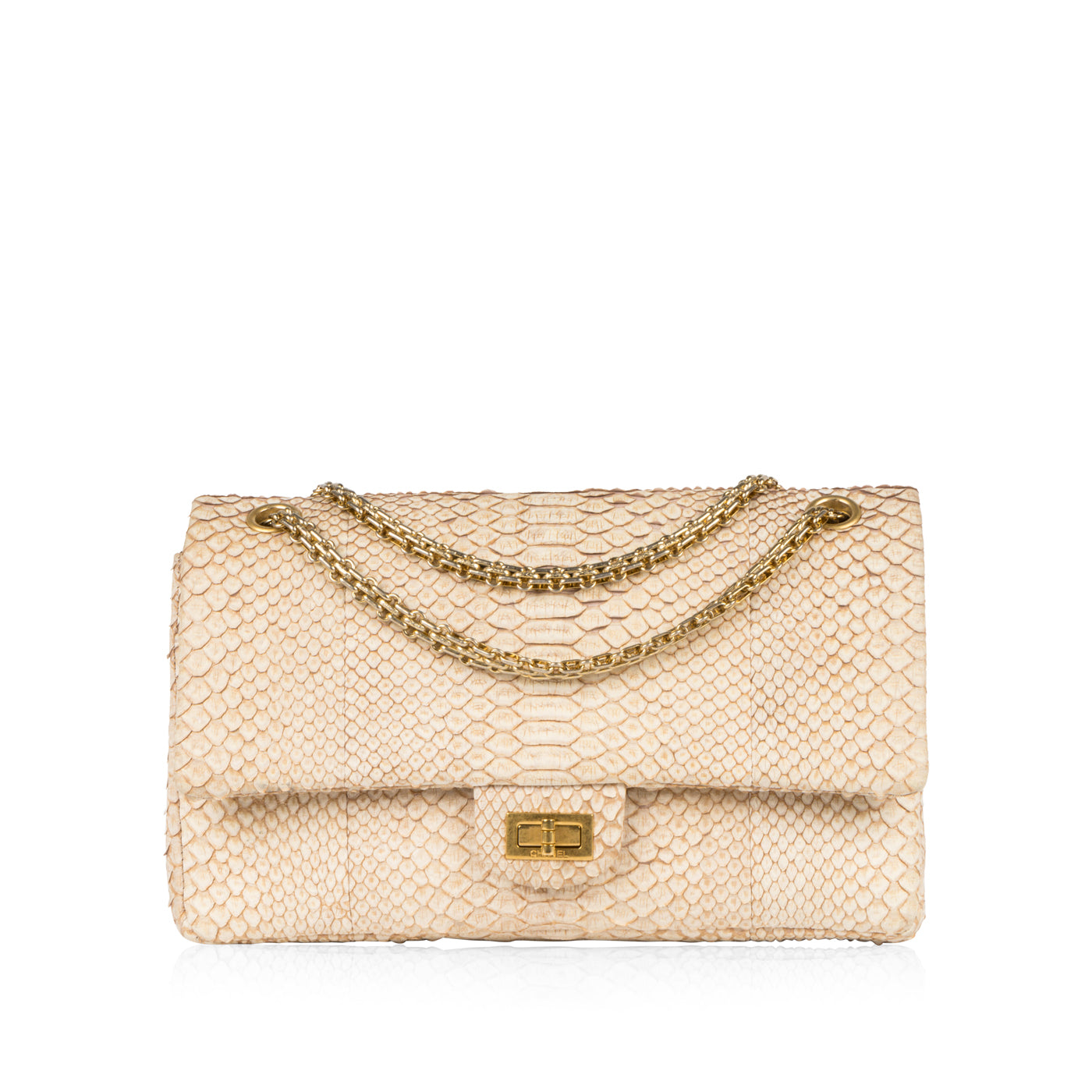 Chanel Chanel 22 Leather Gold Shoulder Bag