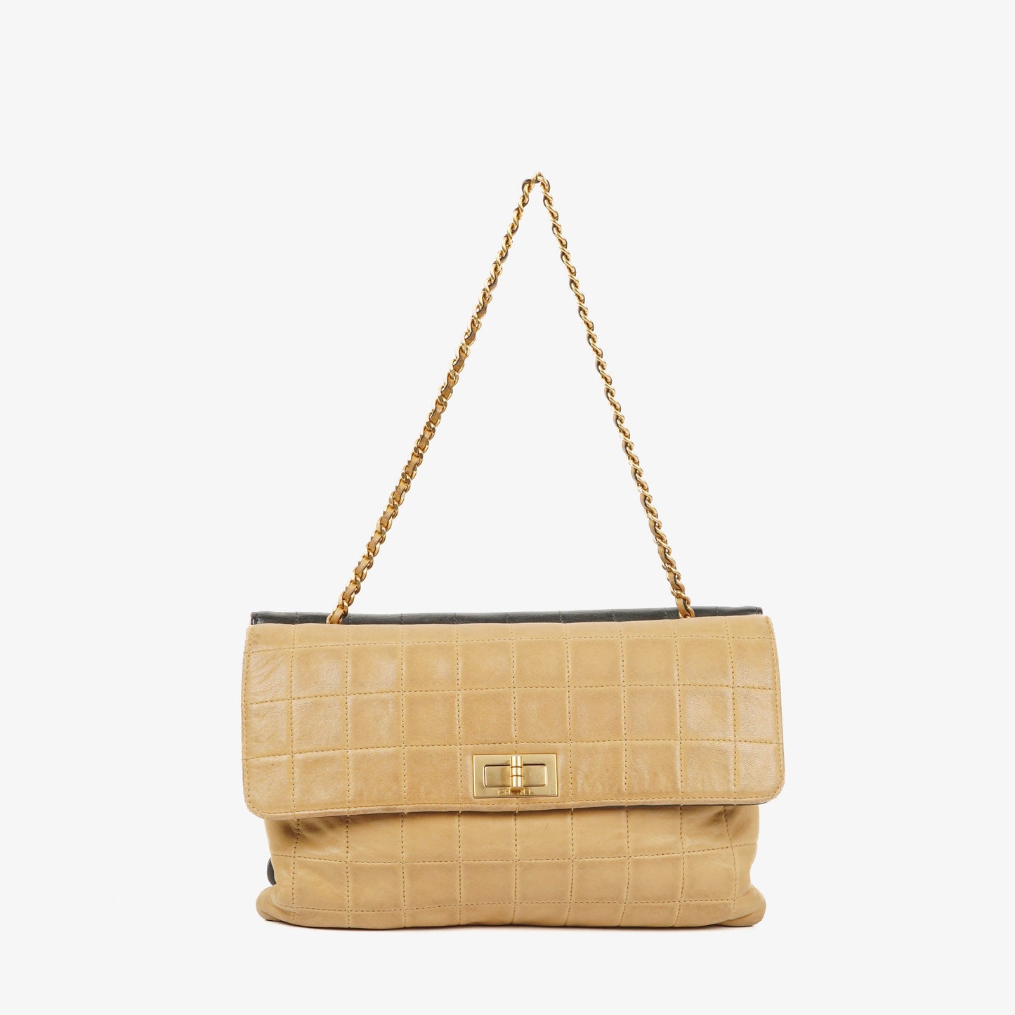 Chanel  Double Sided Bi-Colour Chocolate Ba Quilted Lambskin 2.55 Reissue Flap Bag