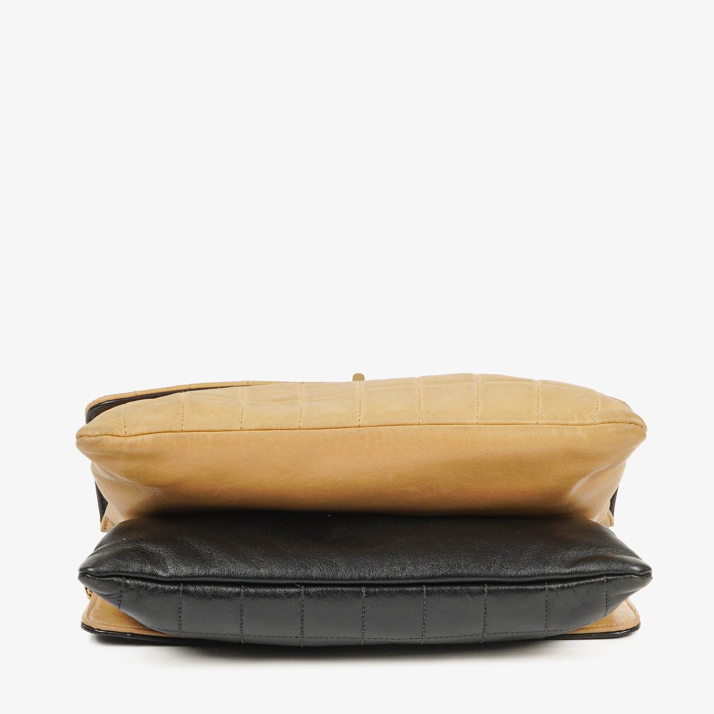 Chanel  Double Sided Bi-Colour Chocolate Ba Quilted Lambskin 2.55 Reissue Flap Bag