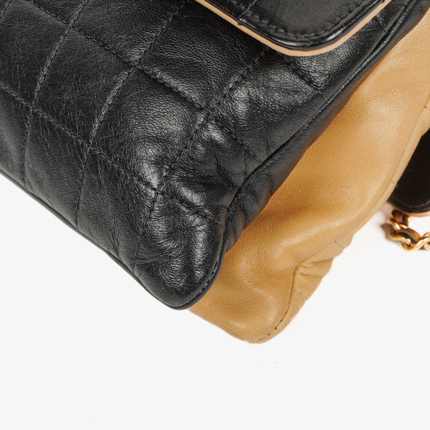Chanel  Double Sided Bi-Colour Chocolate Ba Quilted Lambskin 2.55 Reissue Flap Bag