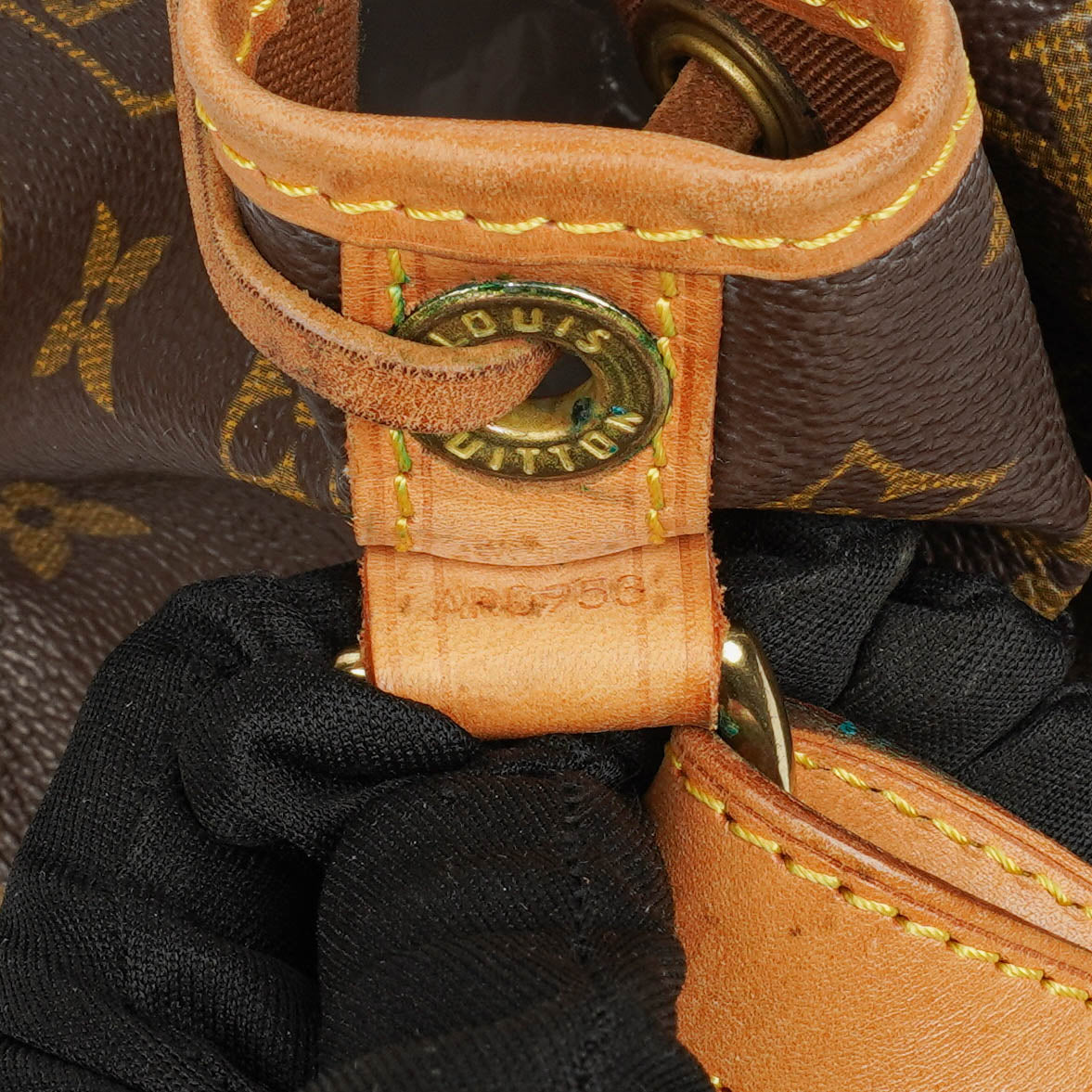 Louis Vuitton Petit Noe Monogram Canvas Shoulder Bag
