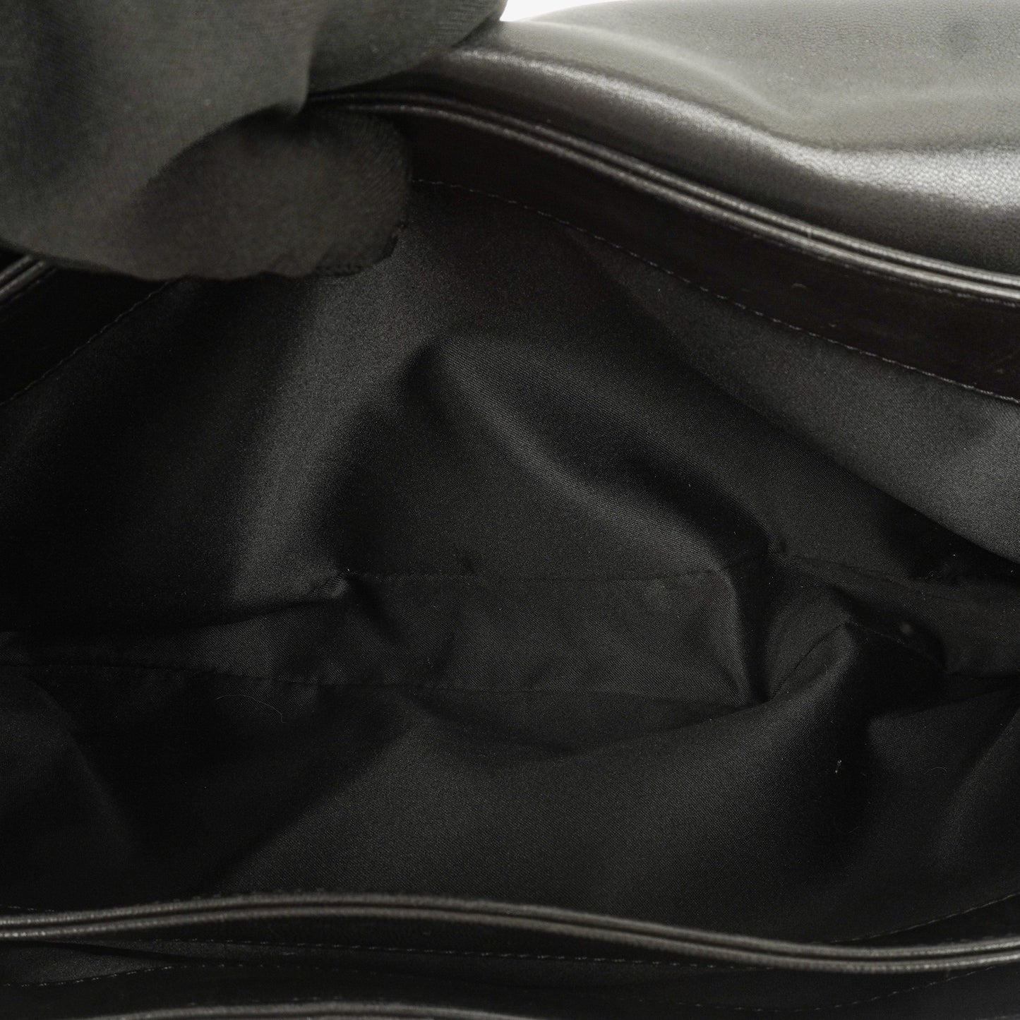 Chanel Black Quilted Lambskin Maxi 3 Accordion Flap Bag