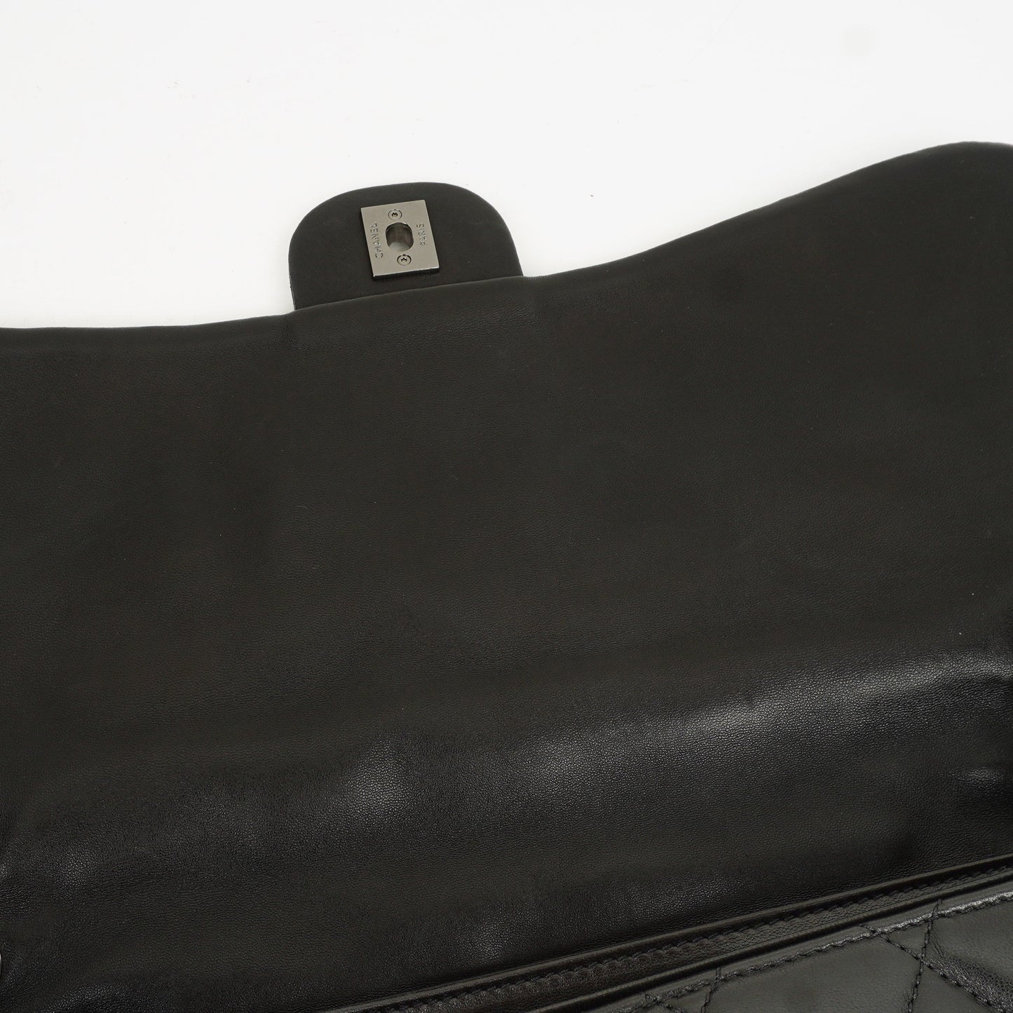 Chanel Black Quilted Lambskin Maxi 3 Accordion Flap Bag