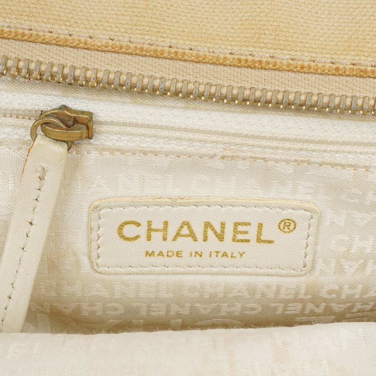 Chanel  Canvas Marshmallow CC Tote