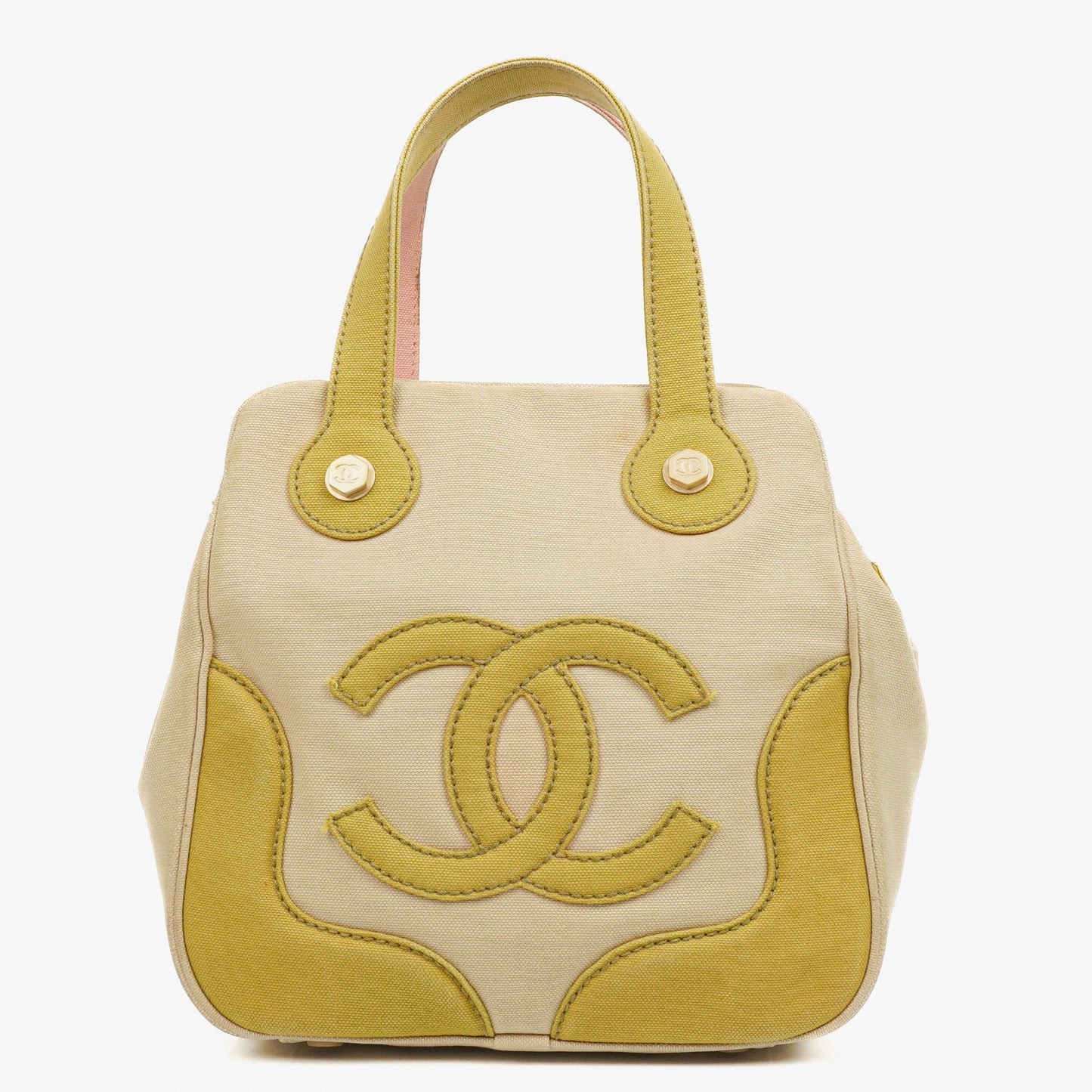 Chanel  Canvas Marshmallow CC Tote