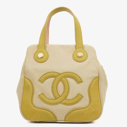 Chanel  Canvas Marshmallow CC Tote