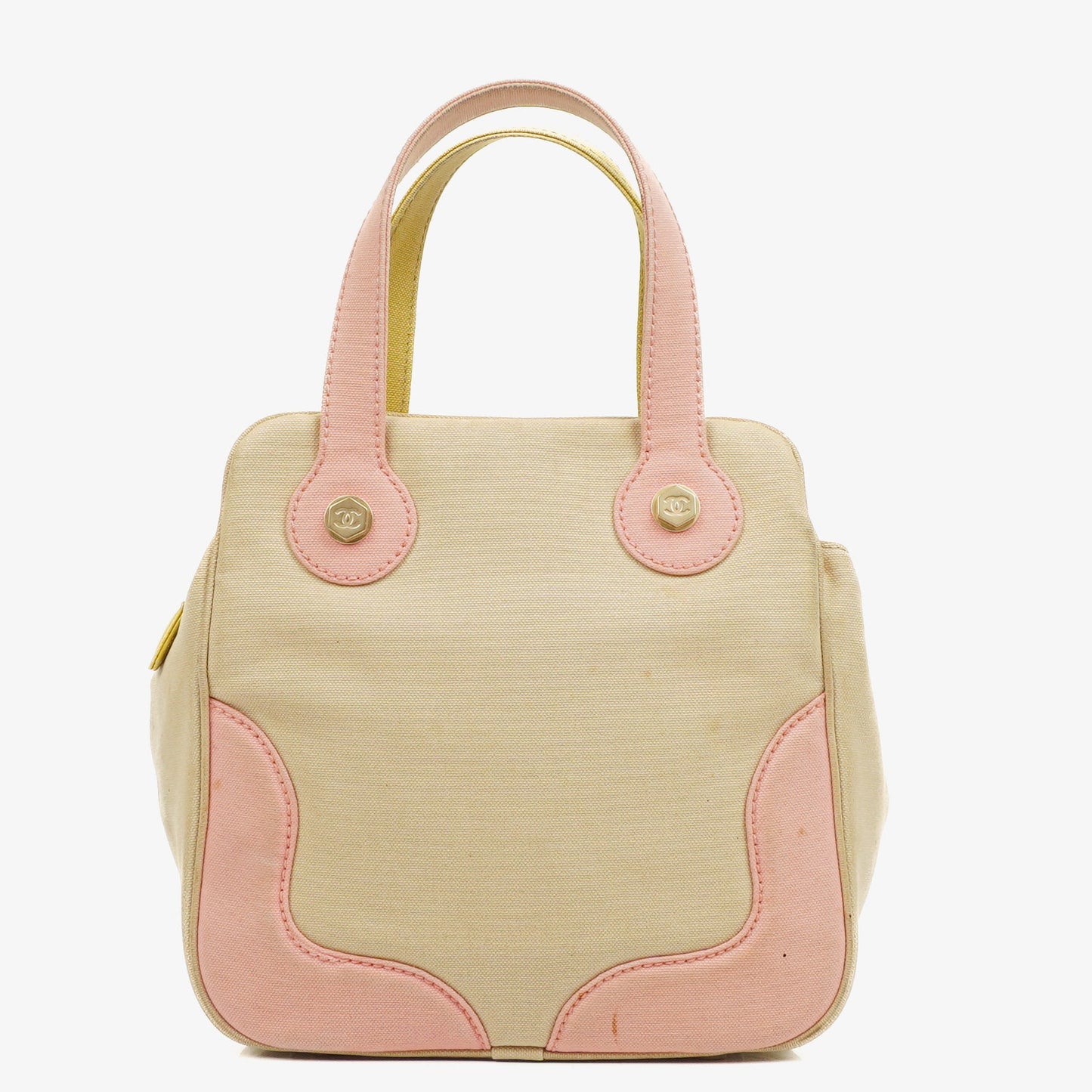 Chanel  Canvas Marshmallow CC Tote