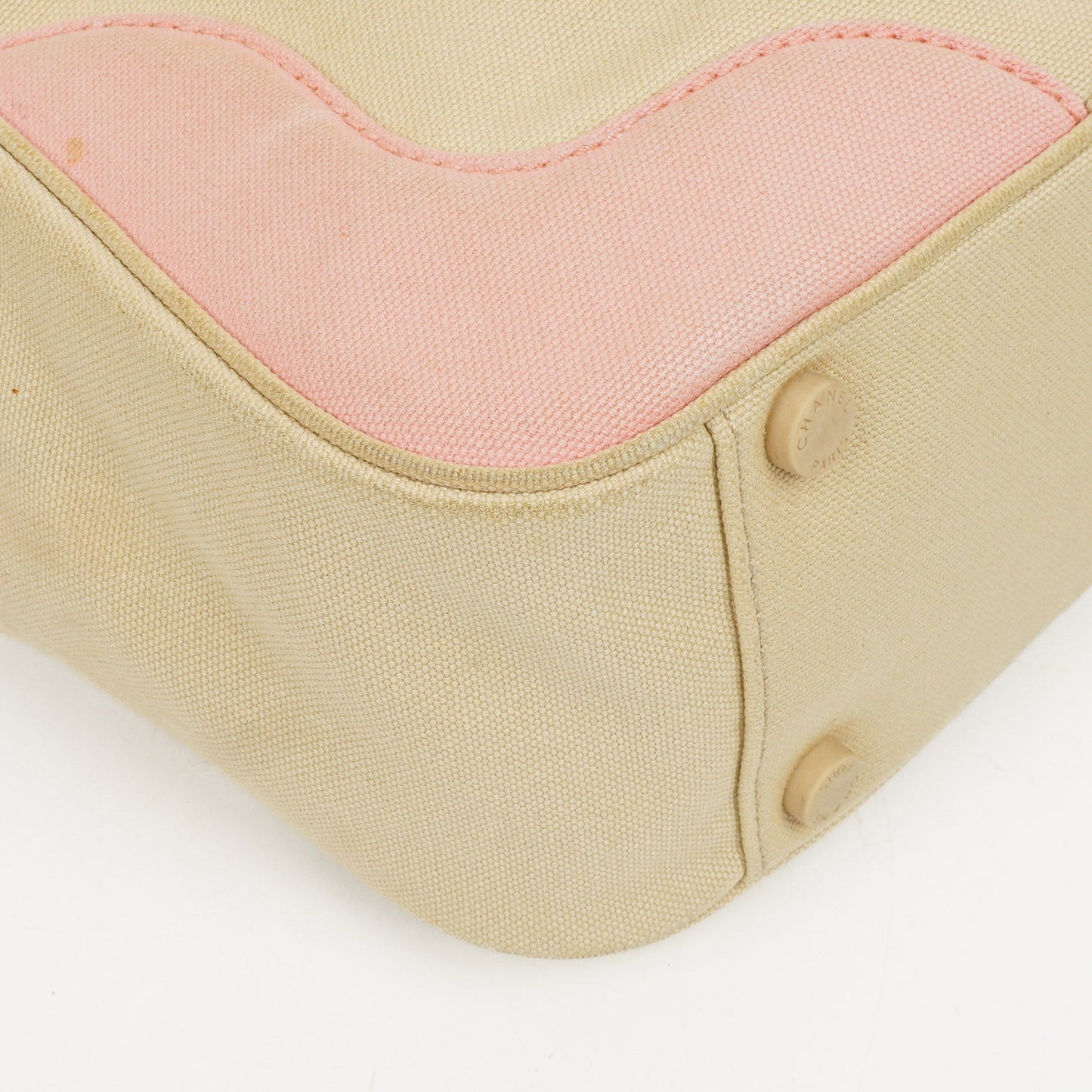 Chanel  Canvas Marshmallow CC Tote