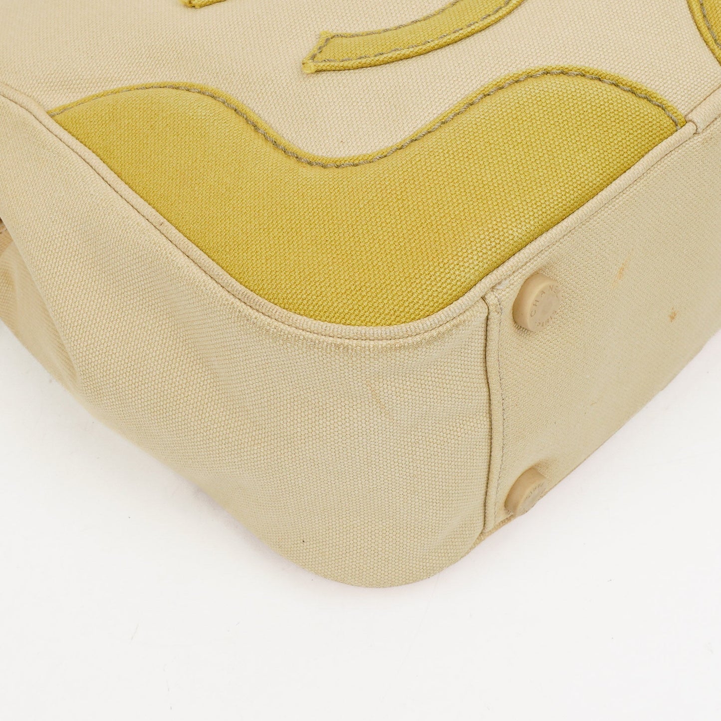 Chanel  Canvas Marshmallow CC Tote
