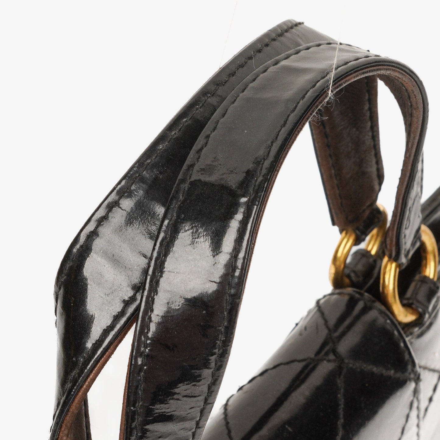 Chanel Metelasse Patent Leather Handbag